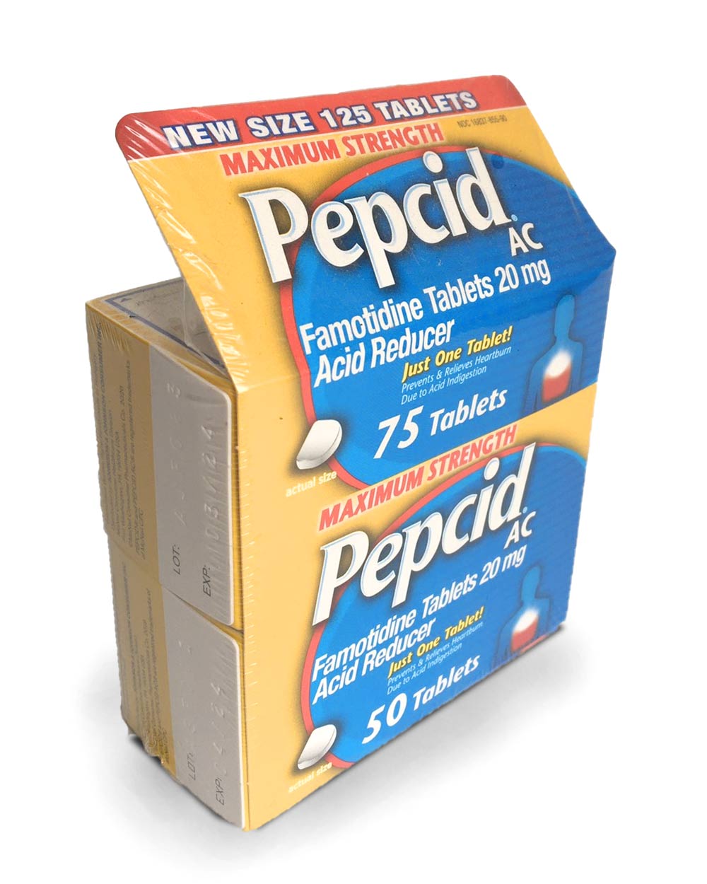 Viên uống giảm đầy hơi, ợ nóng Pepcid AC Maximum Strength 50 viên