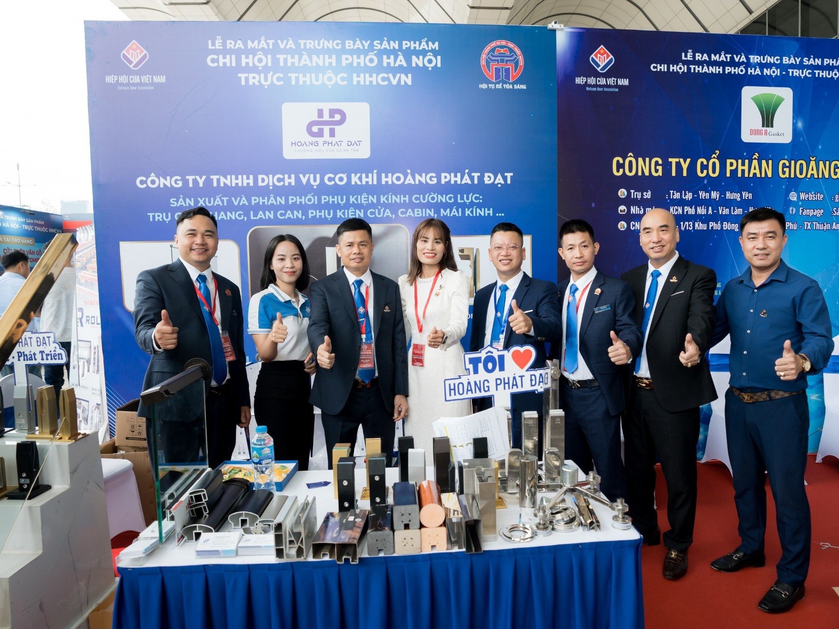 HOÀNG PHÁT ĐẠT - TÀI TRỢ BẠC - CHI HỘI NGÀNH CỬA THÀNH PHỐ HÀ NỘI