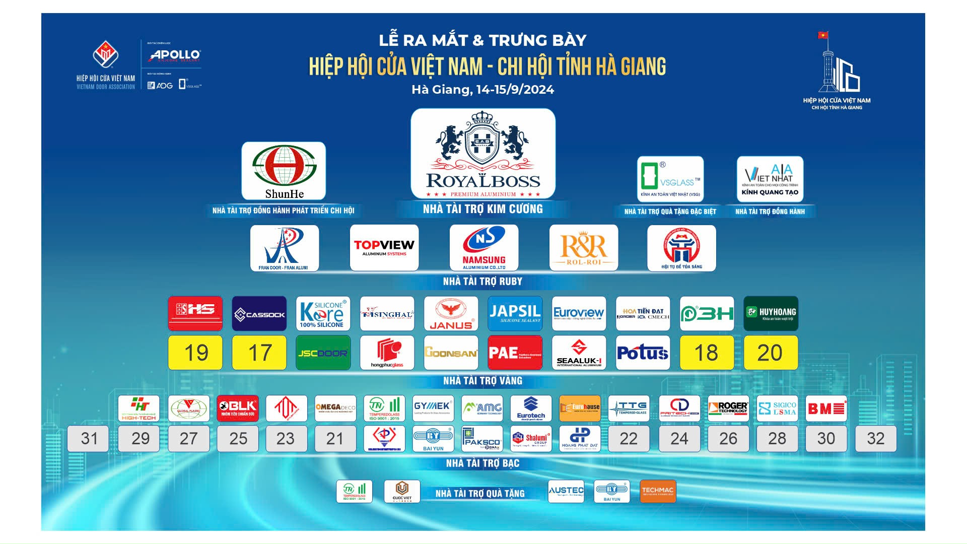 Lễ trưng bày và ra mắt Chi hội cửa tỉnh Hà Giang tháng 10, 2024