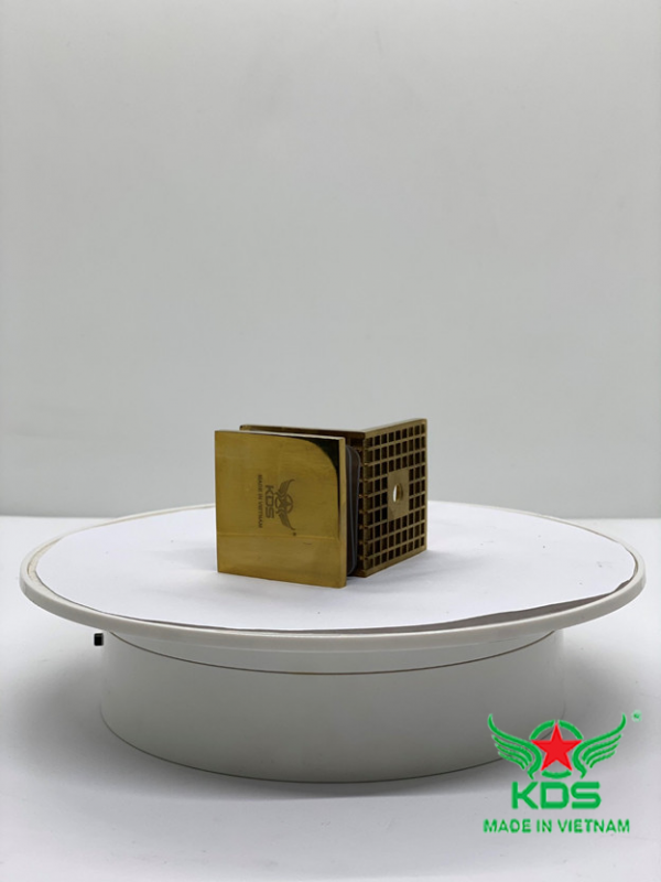 kẹp 90* kính tường – KDS D02 và D07 BÓNG