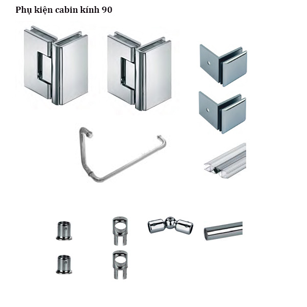  Phụ kiện cabin tắm Hafele 90 độ