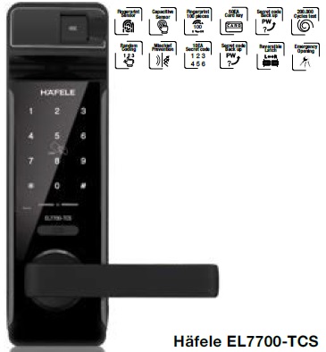 KHÓA ĐIỆN TỬ HAFELE EL7700 TCS 912.05.584