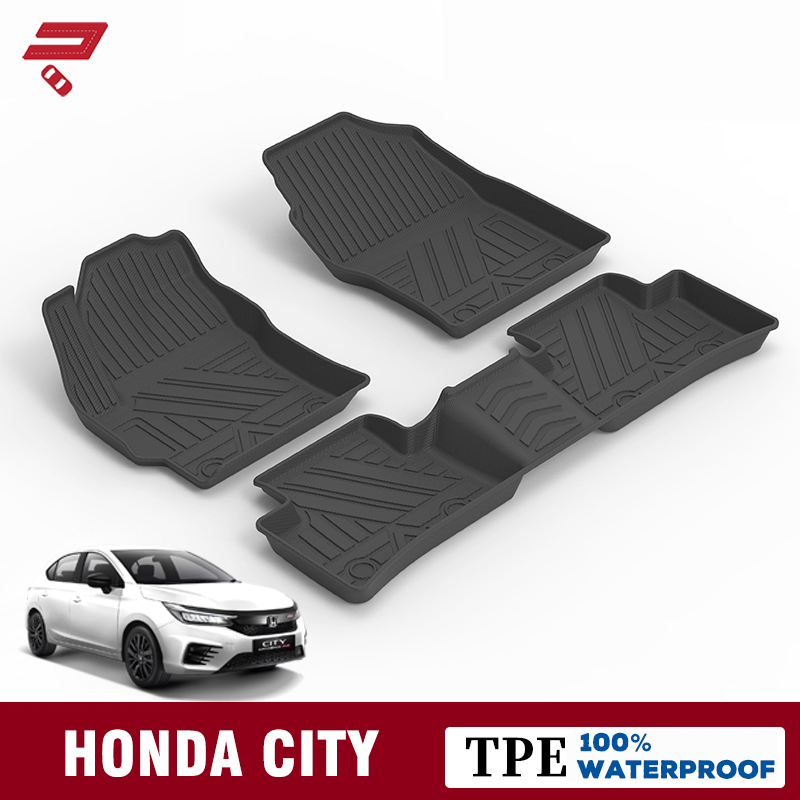 Thảm lót sàn cho Honda City khuôn đúc TPE (RY10)