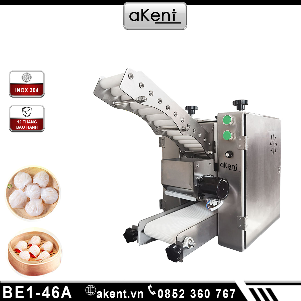 MÁY TẠO HÌNH BỘT VỎ HẢ CẢO TỰ ĐỘNG BE1-46A