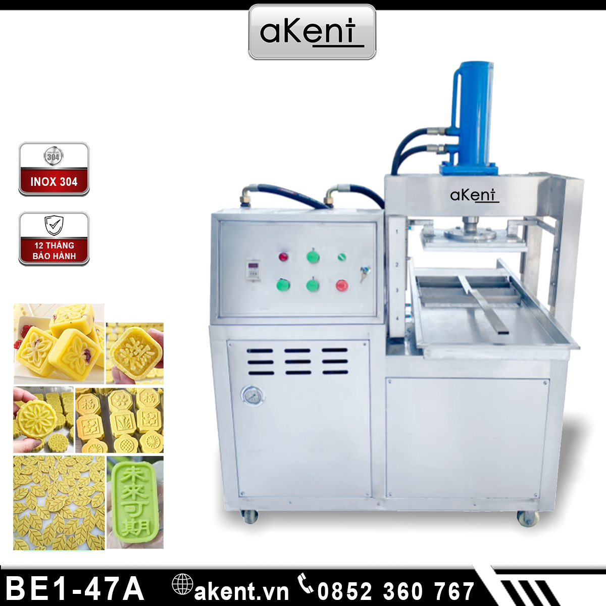 MÁY LÀM BÁNH IN 1 LỚP KHÔNG NHÂN BÁN TỰ ĐỘNG BE1-47A