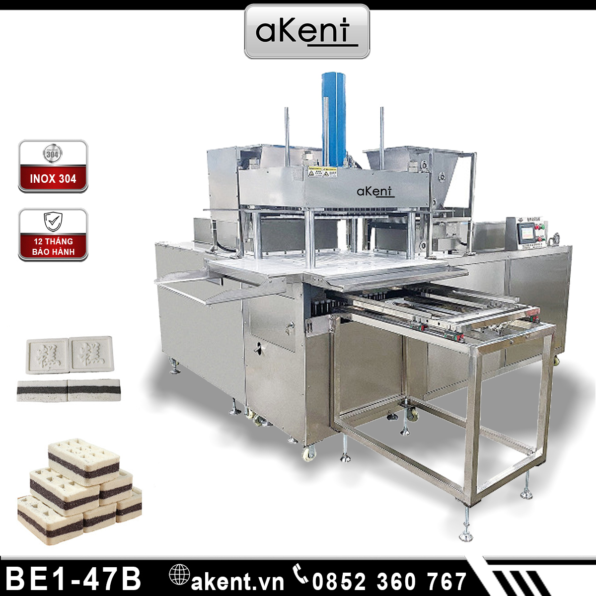 MÁY LÀM BÁNH IN 3 LỚP CÓ NHÂN HOÀN TOÀN TỰ ĐỘNG BE1-47B