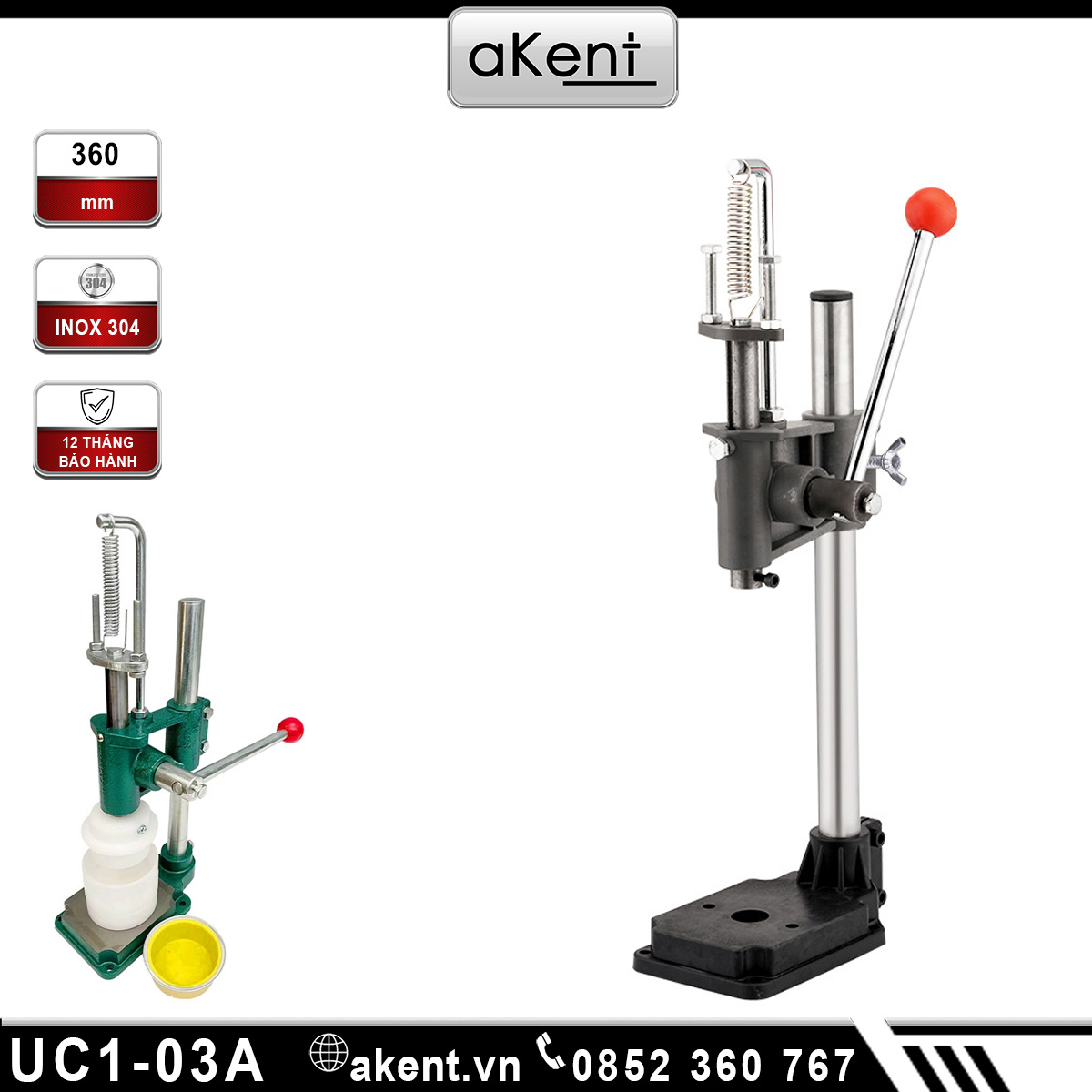 Dụng cụ dập thủ công loại cao 36cm UC1-03A