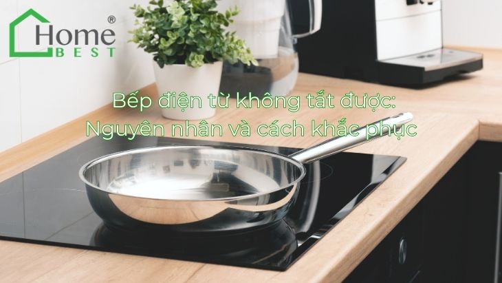 Bếp điện từ không tắt được - Nguyên nhân và cách khắc phục