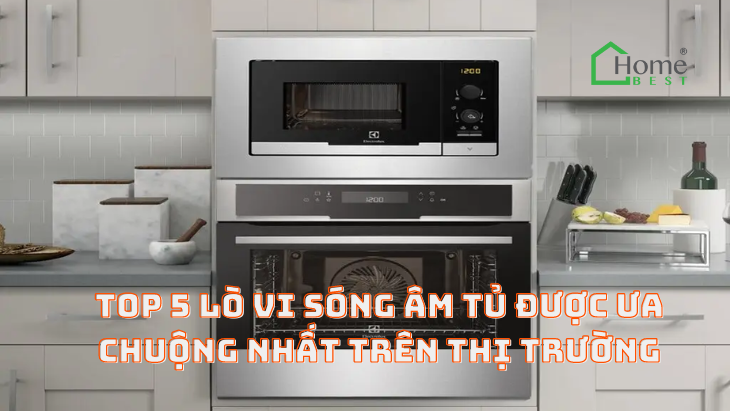 Top 5 Lò Vi Sóng Âm Tủ Được Ưa Chuộng Nhất Trên Thị Trường