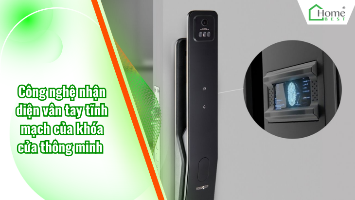 Công nghệ nhận diện vân tay tĩnh mạch của khóa cửa thông minh