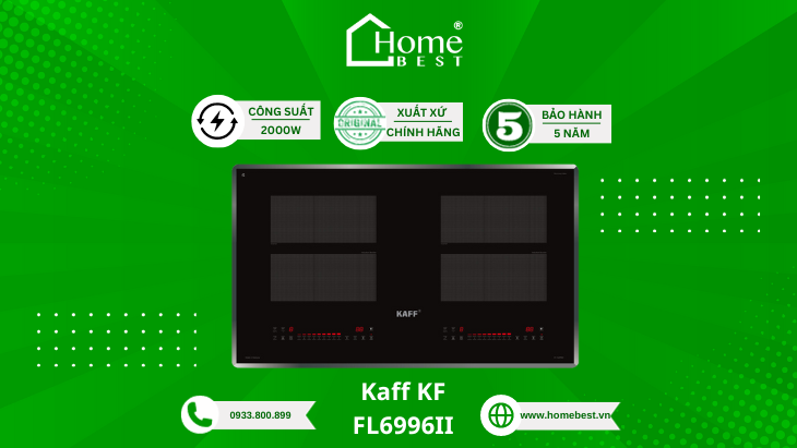 Bếp từ đôi Kaff KF-FL6996II - Sự lựa chọn hoàn hảo cho căn bếp của bạn