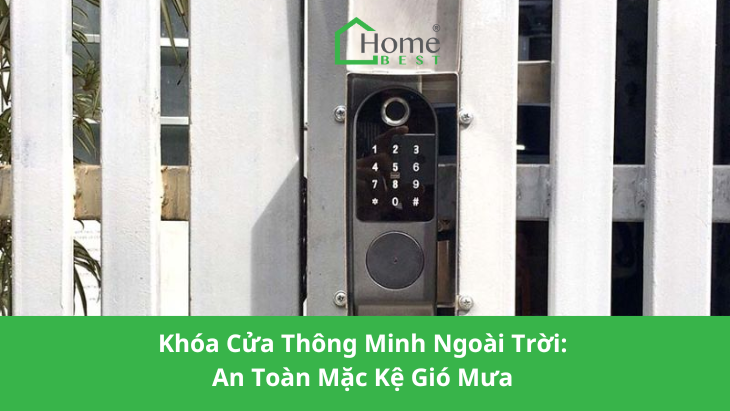 Khóa cửa thông minh ngoài trời - Món đồ hữu ích cho mọi nhà