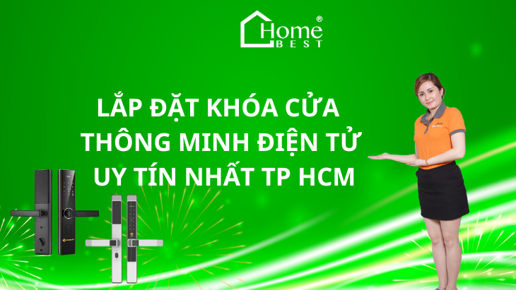 Lắp đặt khóa cửa thông minh điện tử uy tín nhất TP HCM