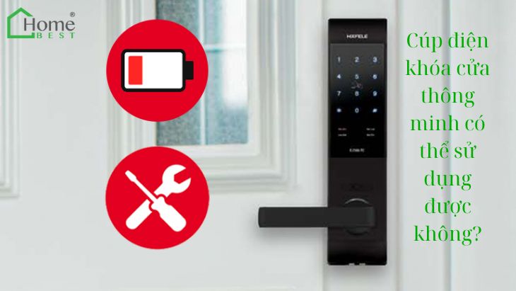 Cúp điện khóa cửa thông minh có thể sử dụng được không?