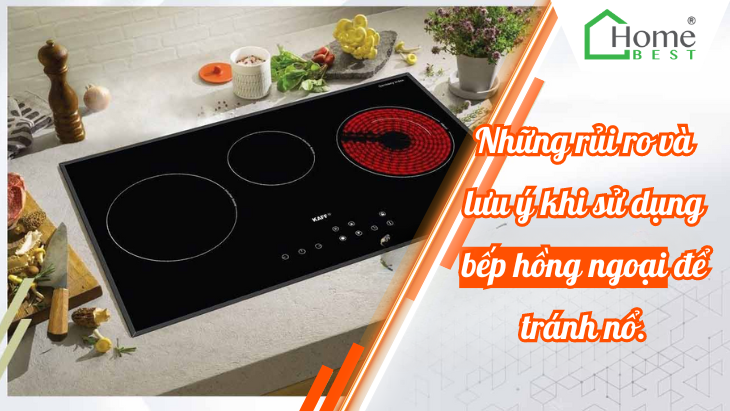 Những rủi ro và lưu ý khi sử dụng bếp hồng ngoại để tránh nổ