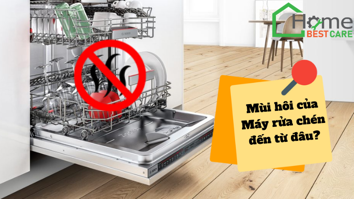 Mùi hôi của Máy rửa chén đến từ đâu?