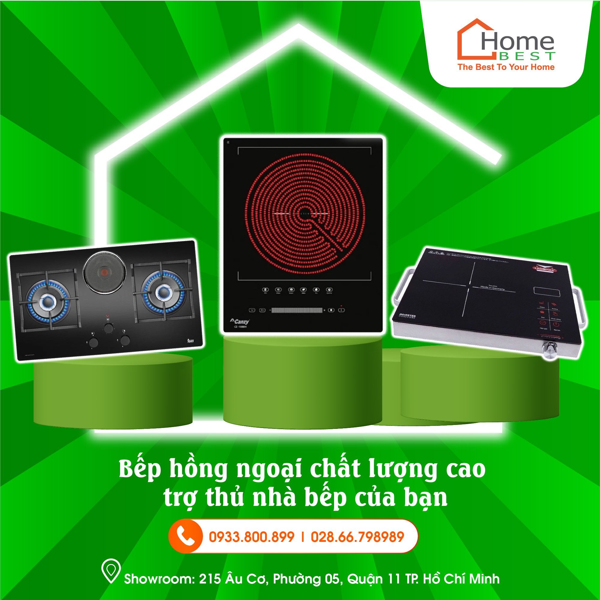 Bếp hồng ngoại chất lượng cao - trợ thủ nhà bếp của bạn