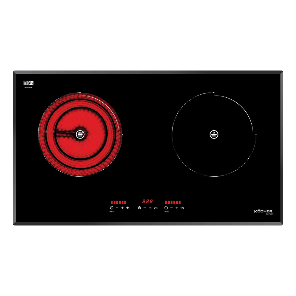 Bếp từ kết hợp hồng ngoại Kocher EI-735S | Home Best