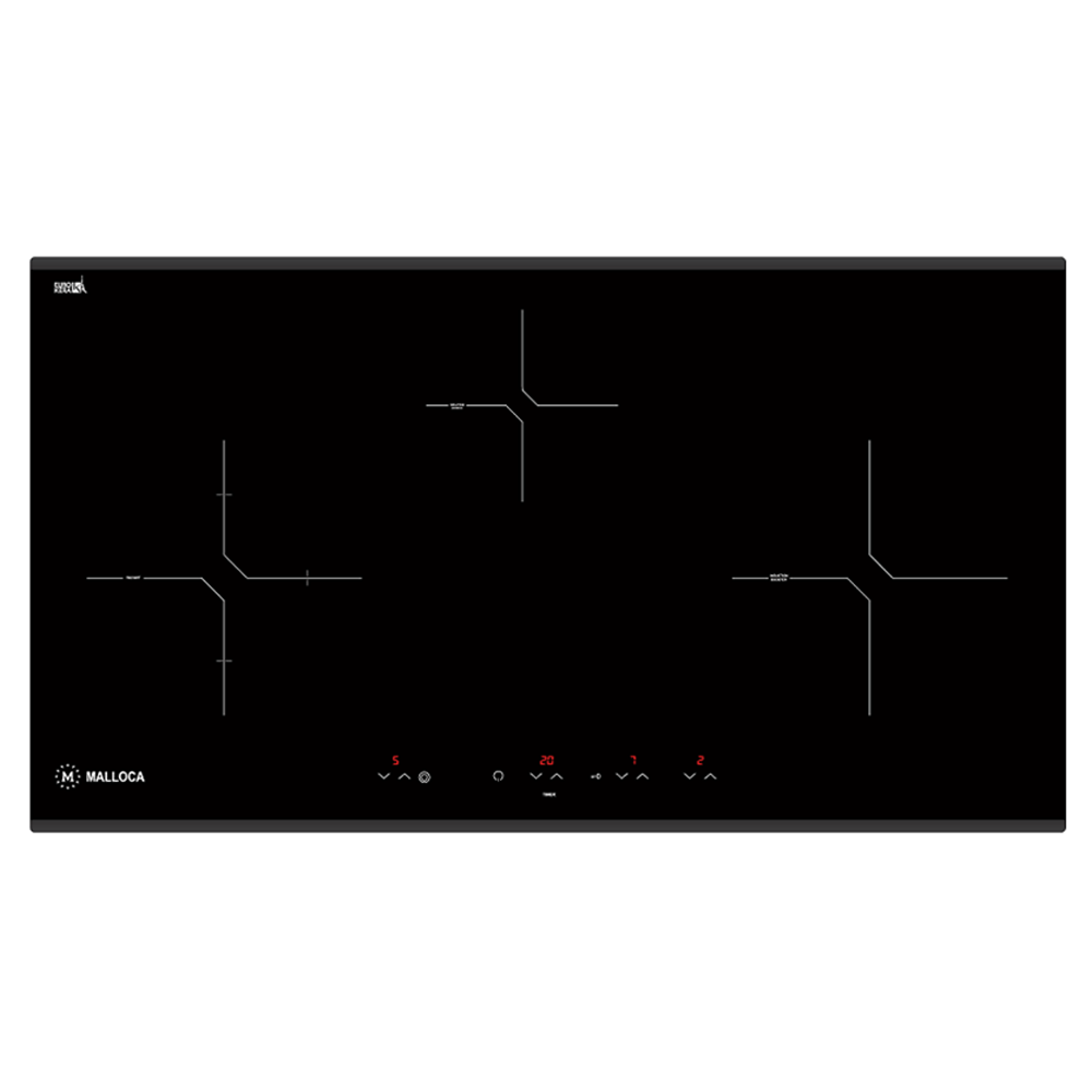 Bếp điện từ 3 vùng nấu Malloca MH-03IRB S Home Best