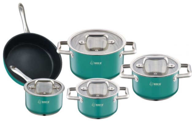 Bộ nồi inox 5 món Arber AN05S | Home Best