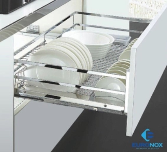 Giá xoong nồi bát đĩa đa năng nan dẹt Euronox EU2.304 Homebest