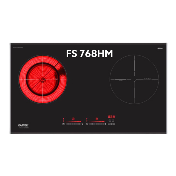 Bếp từ kết hợp hồng ngoại Faster FS 768HM | Home Best