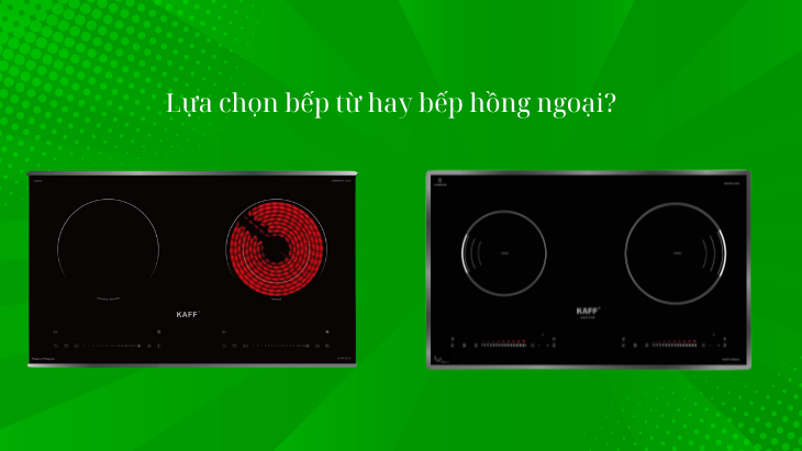 Bếp từ và bếp hồng ngoại giống nhau và khác nhau điểm gì?