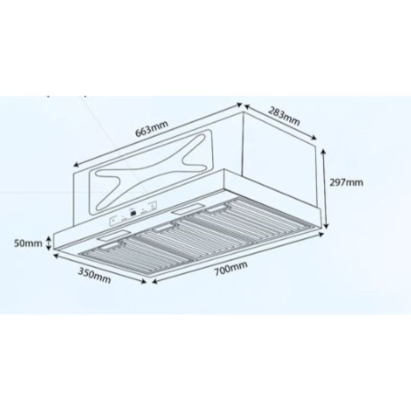 Máy hút khói, hút mùi âm tủ Kocher Turbo X-350T | Home Best 