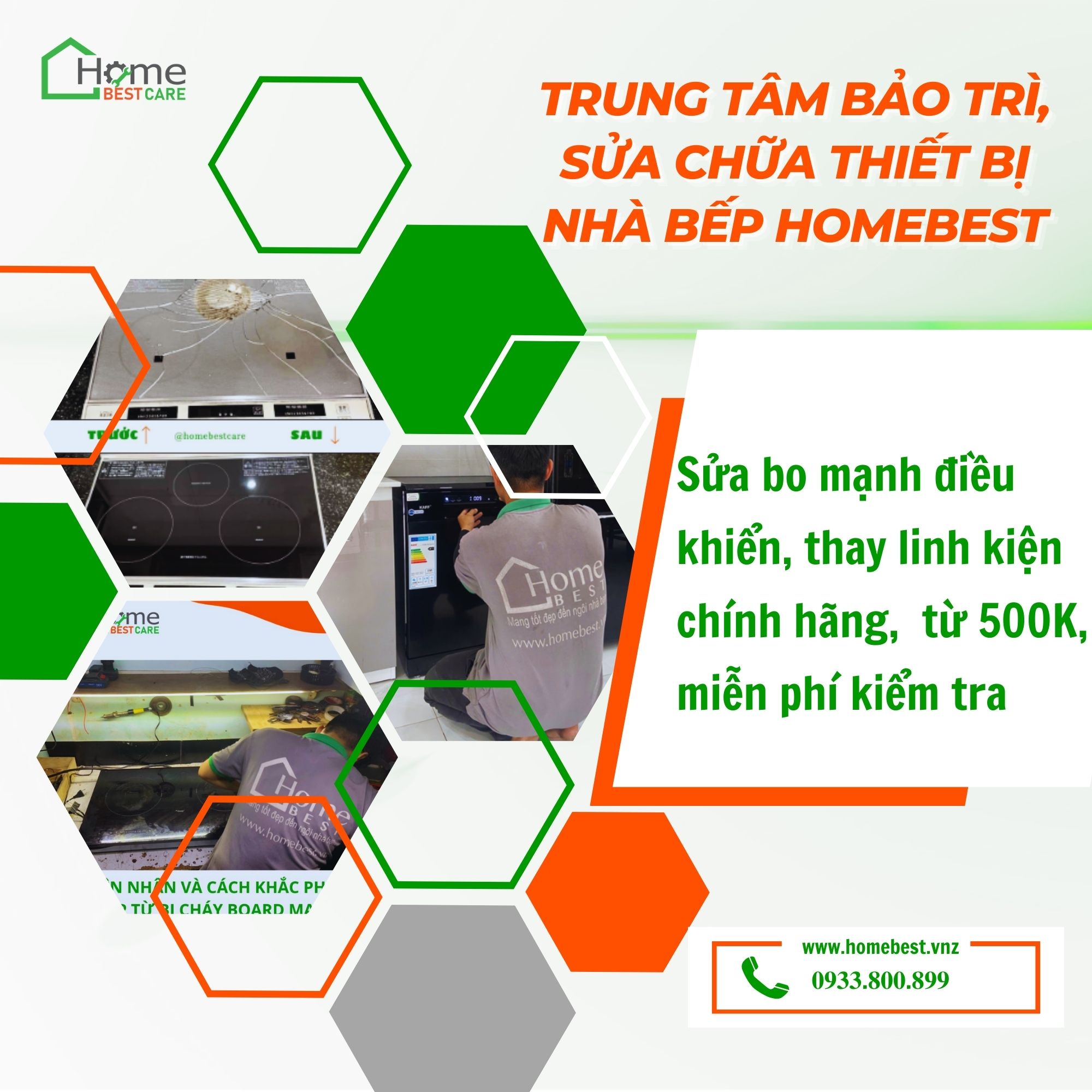Sửa chưa bo mạch bếp điện từ