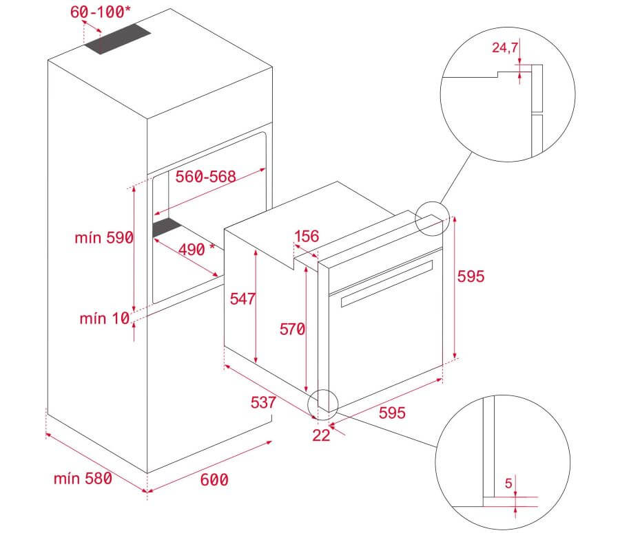 Lò nướng Teka HLB 8400 BK | Home Best