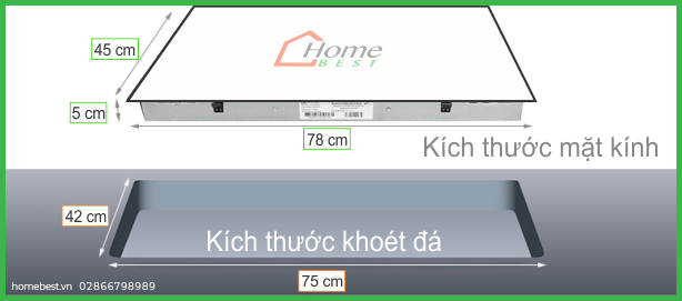 Bếp từ 3 vùng nấu Canzy CZ-999DHI Home Best