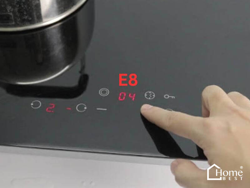 Bếp từ báo lỗi E8 - Nguyên nhân và hướng dẫn cách xử lý hiệu quả