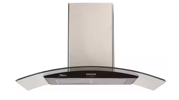 Máy hút khói, hút mùi kính cong Binova BI-77-ISO-07 | Home Best