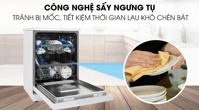 Máy rửa chén Candy CDPN 4D620PW