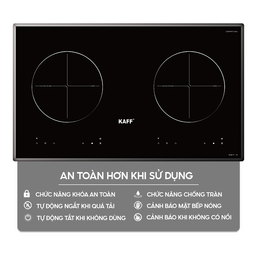 Chức năng an toàn trên bếp điện từ Home Best