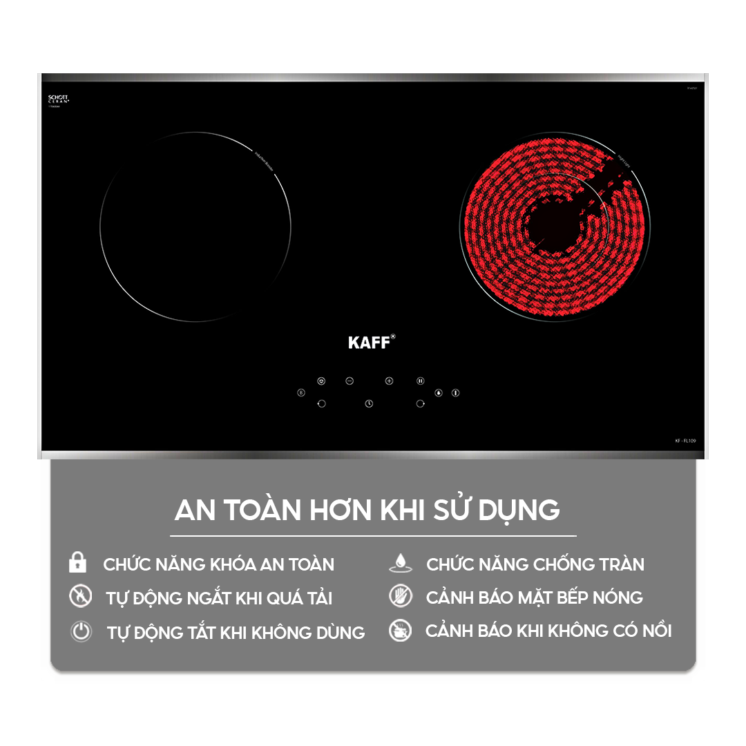 Chức năng an toàn trên bếp điện từ | Home Best