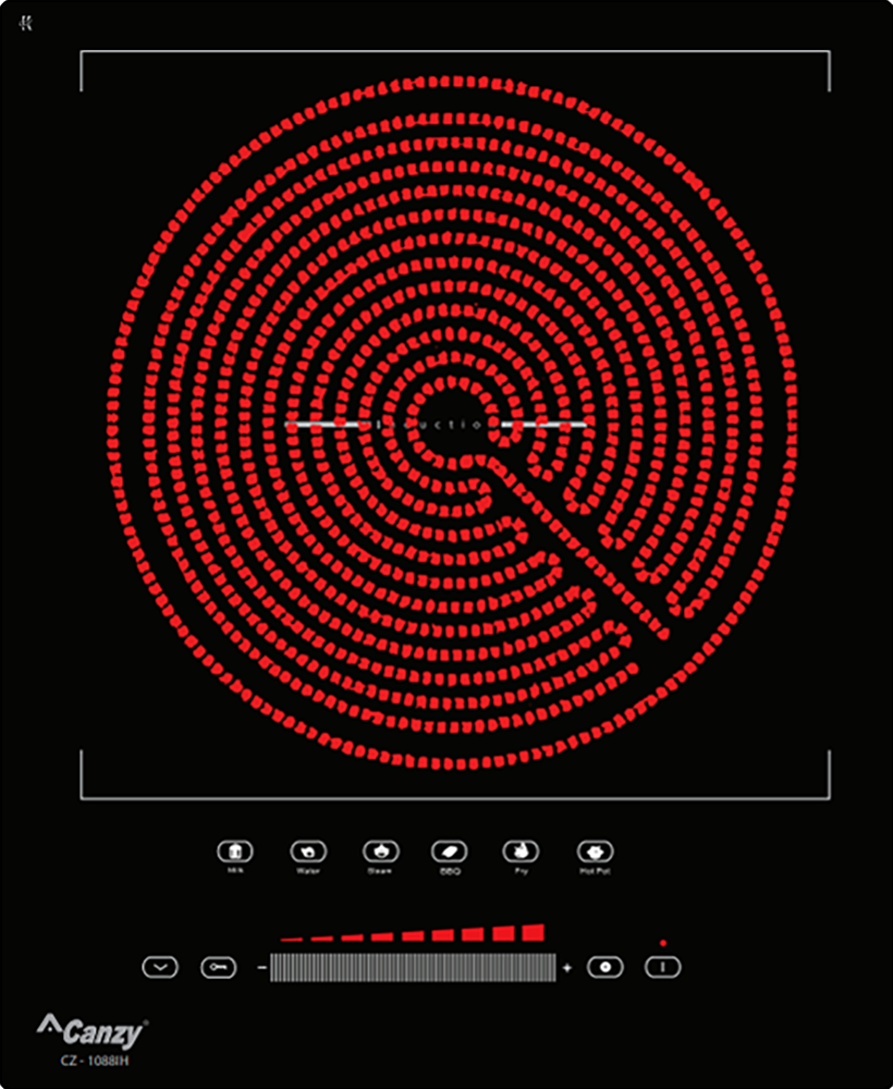 Bếp điện từ kết hợp hồng ngoại Canzy CZ-1088IH