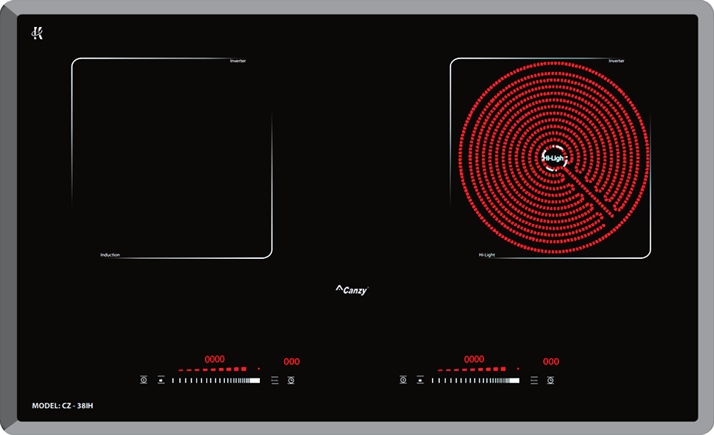 Bếp điện từ kết hợp hồng ngoại Canzy CZ-38IH