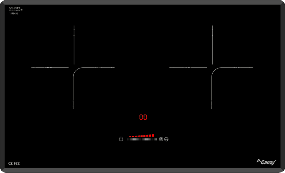 Bếp điện từ đôi Canzy CZ-922