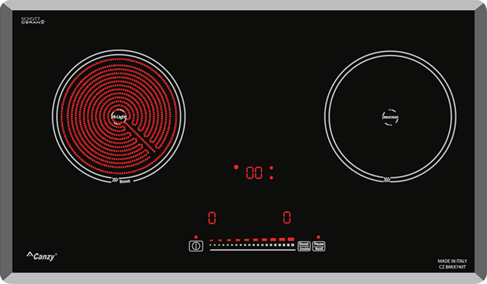 Bếp điện từ kết hợp hồng ngoại Canzy CZ-BMIX740T | Home Best