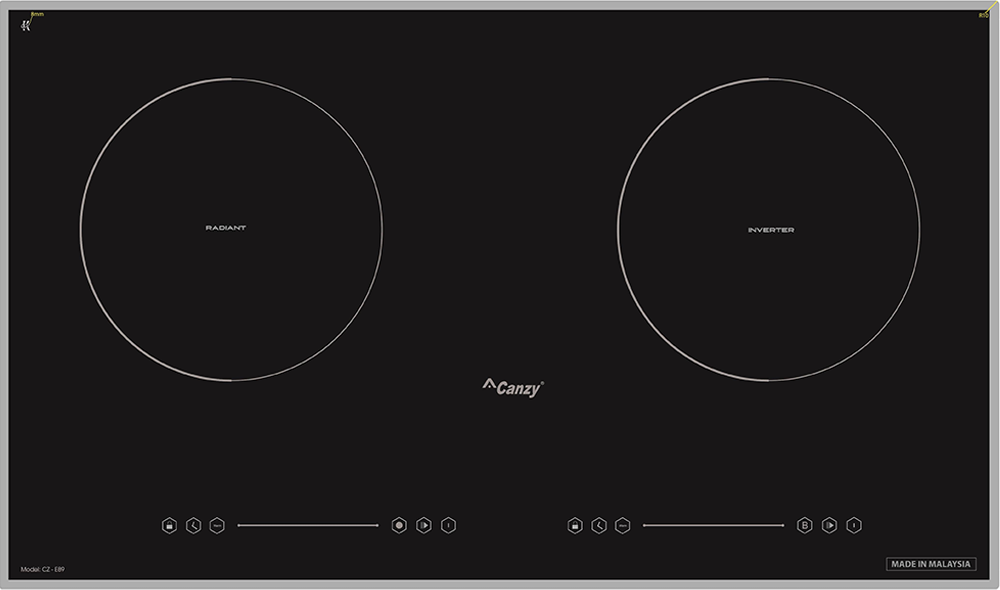 Bếp điện từ kết hợp hồng ngoại Canzy CZ-E89
