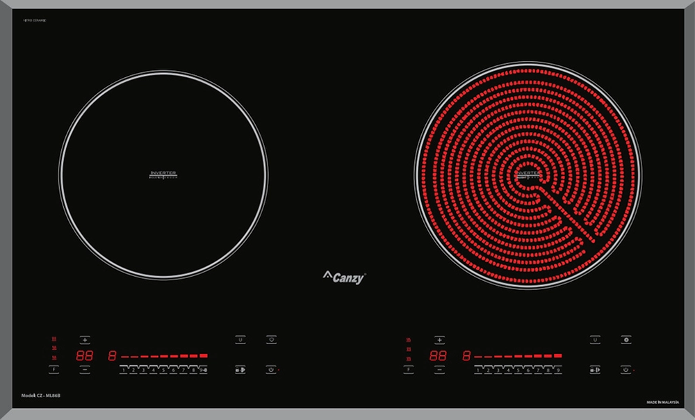 Bếp điện từ kết hợp hồng ngoại Canzy CZ-ML86B