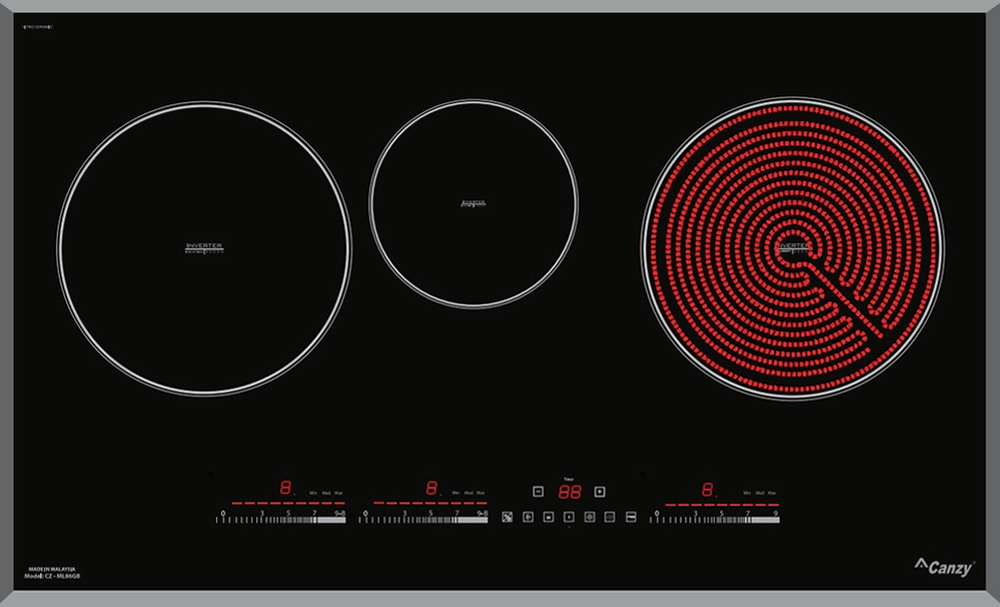 Bếp điện từ kết hợp hồng ngoại Canzy CZ-ML86GB