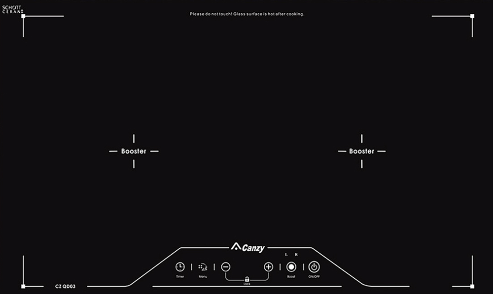 Bếp điện từ đôi Canzy CZ-QD03  Home Best