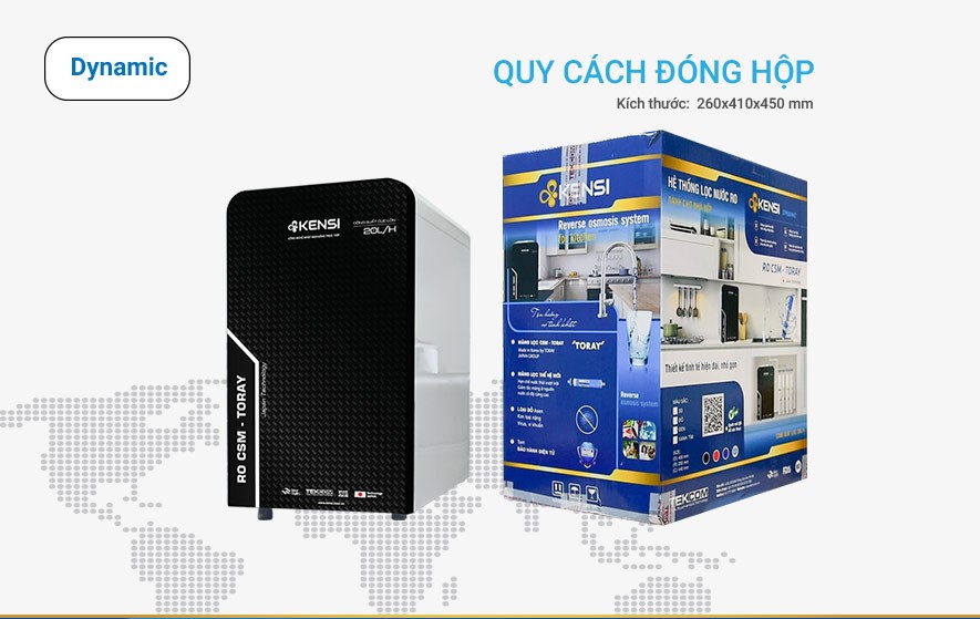 Máy lọc nước để gầm bếp Kensi Dynamic | Home Best