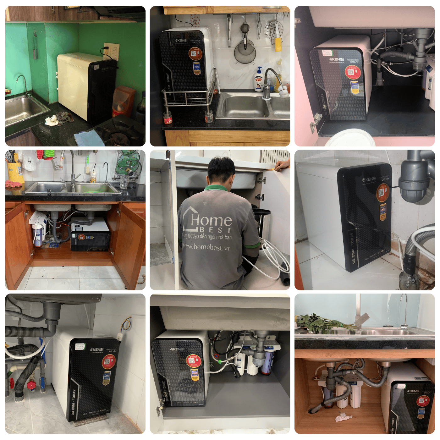Máy lọc nước để gầm bếp Kensi Dynamic | Home Best