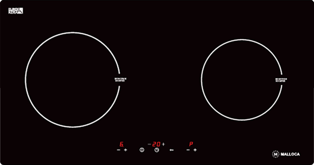 Bếp điện từ đôi Malloca MH-02I