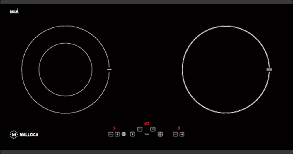 Bếp điện từ kết hợp hồng ngoại Malloca MH-02IR LB