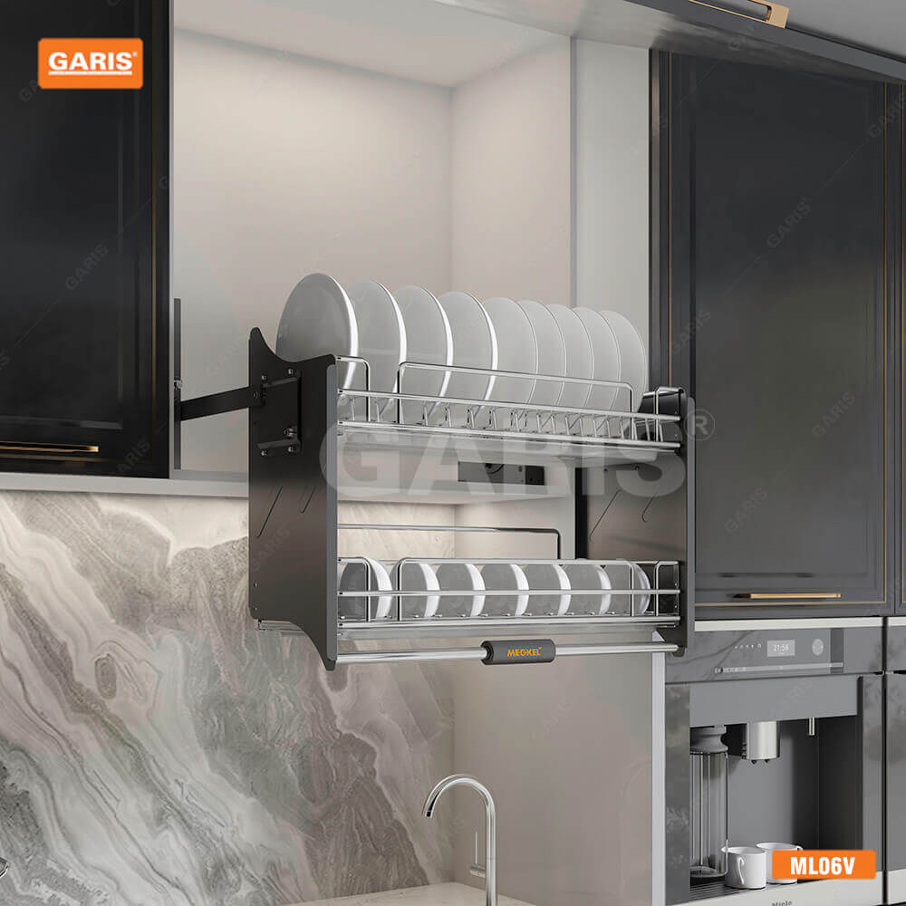 Giá bát đĩa nâng hạ Garis ML06 | Home Best