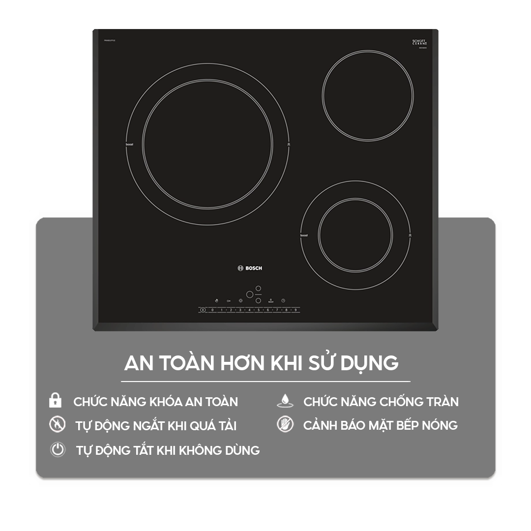Chức năng an toàn trên bếp điện | Home Best 